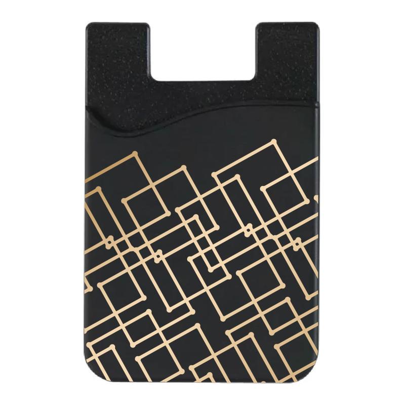 OTM Essentials Mobile Phone Wallet Sleeve, 3.5inH x 2.3inW x 0.1inD, Geometric Gold, OP-TI-Z120A MPN:OP-TI-Z120A