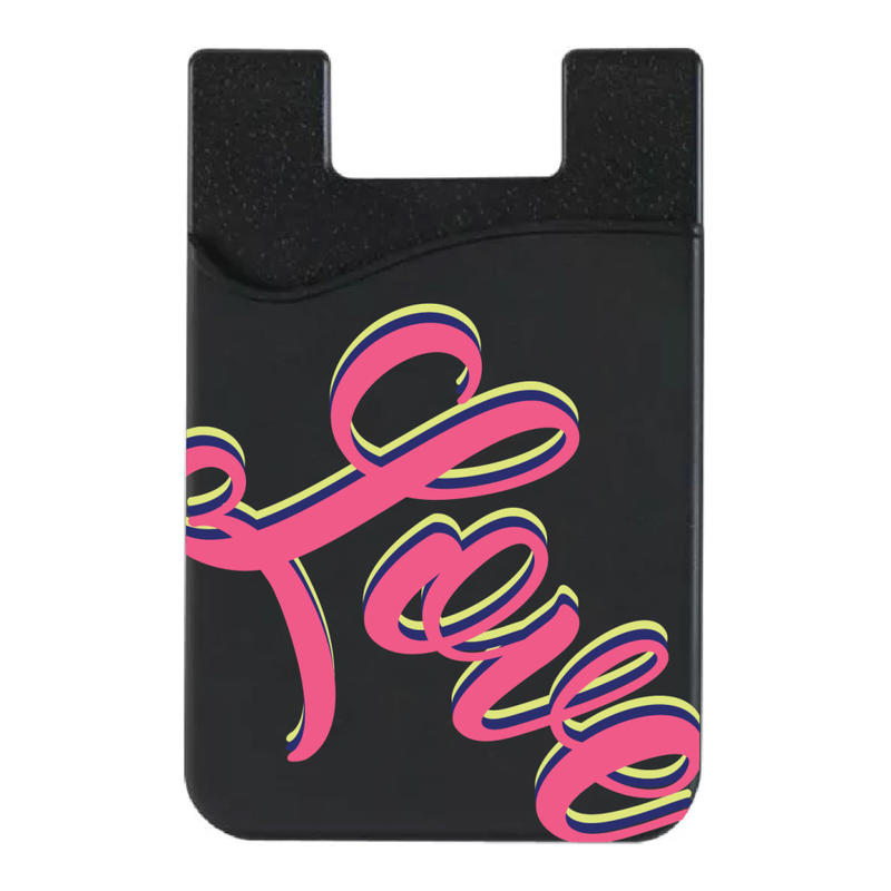 OTM Essentials Mobile Phone Wallet Sleeve, 3.5inH x 2.3inW x 0.1inD, Neon Love, OP-TI-Z127A MPN:OP-TI-Z127A