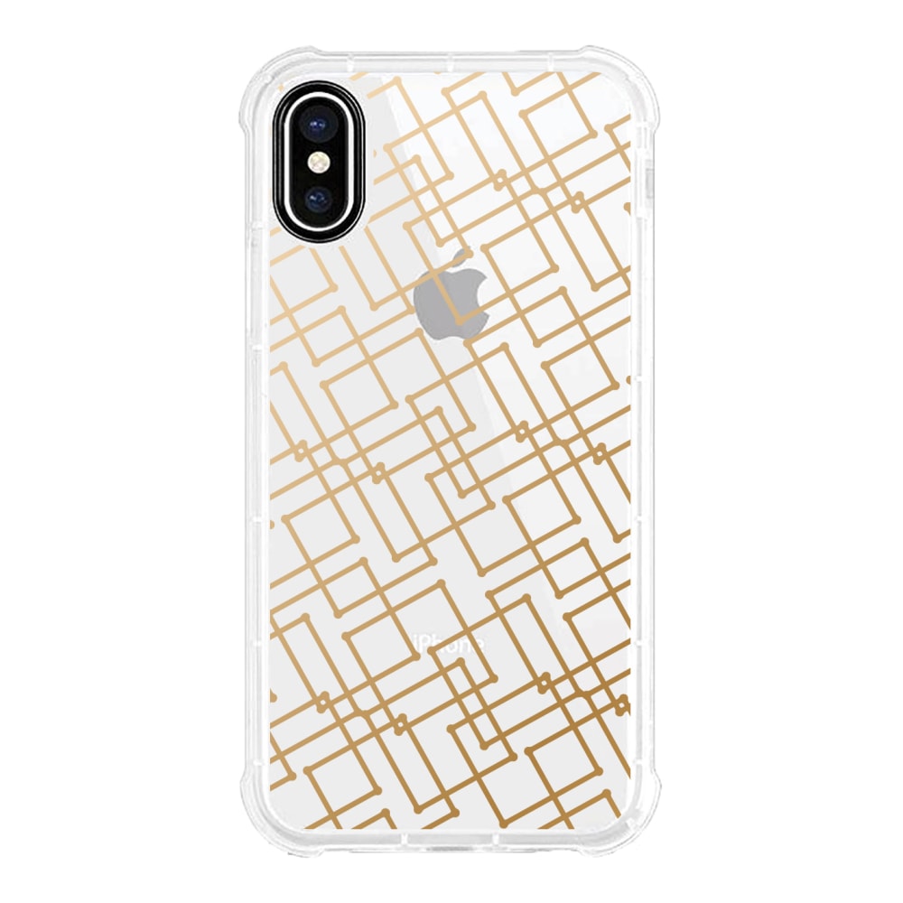 OTM Essentials Tough Edge Case For iPhone Xs Max, Geo Gold, OP-XP-Z120A MPN:OP-XP-Z120A