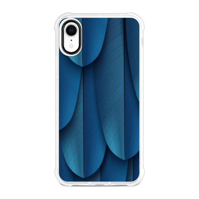 OTM Essentials Tough Edge Case For iPhone XR, Blue Feathers, OP-YP-Z134A MPN:OP-YP-Z134A