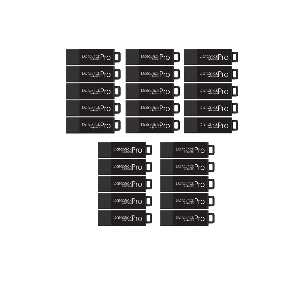 Centon VP USB 3.2 G1 DSP USB Drives, 16GB, Black, Pack Of 25 USB Drives MPN:S1-U3P6-16G-25B