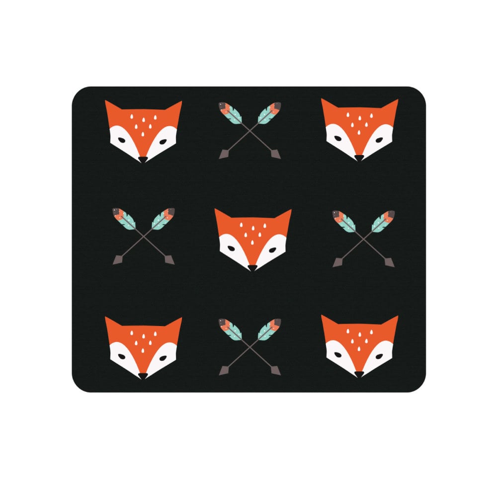 OTM Essentials Mouse Pad, Mr. Fox, 10in x 9.13in, Black, PV1BM-HIP-01 MPN:OP-MPV1BM-HIP-01