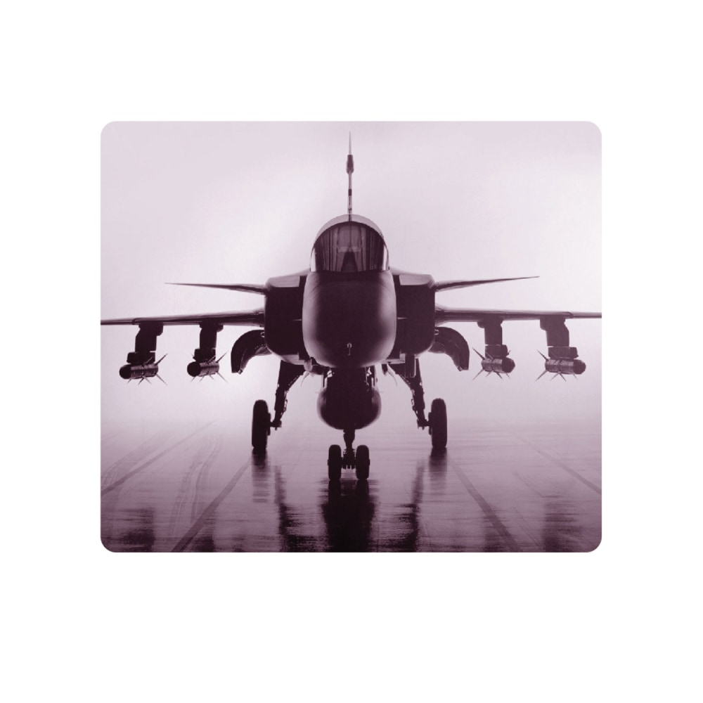 OTM Essentials Mouse Pad, Airplane, 10in x 9.13in, Black, PV1BM-RGD-01 MPN:OP-MPV1BM-RGD-01