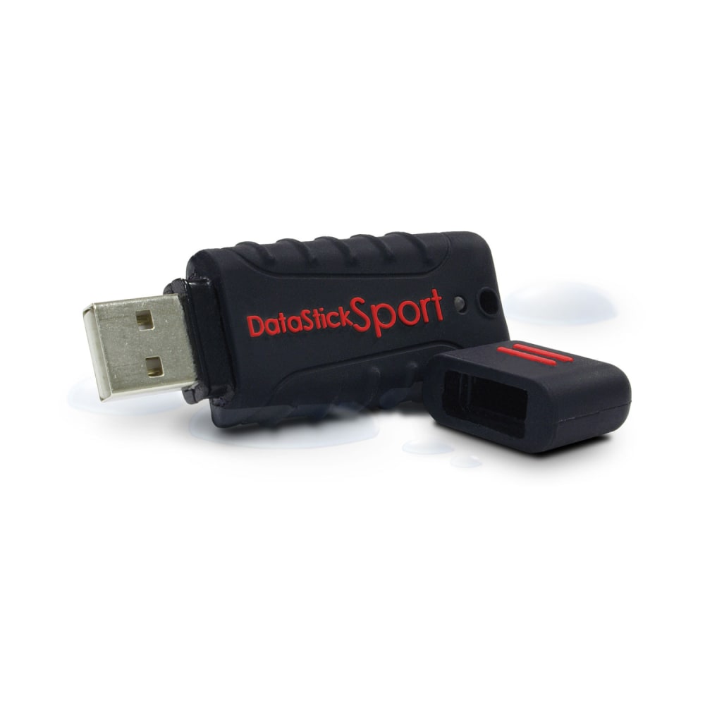 Centon DataStick Sport - USB flash drive - 8 GB - USB 2.0 - black MPN:S1-U2W1-8G
