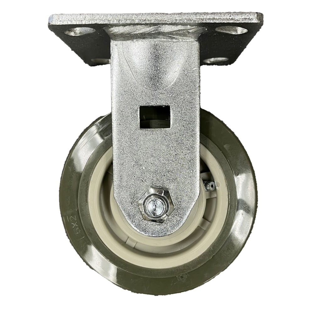 CSL Poly Casters, Rigid, 5in, Gray, Set Of 2 Casters MPN:P2000-40-5R