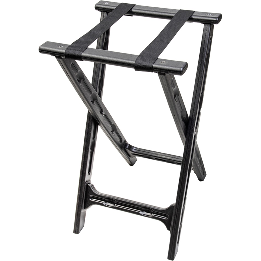 CSL Plastic 30inH Tray Stand, Black, Set Of 4 Stands MPN:1500BLK