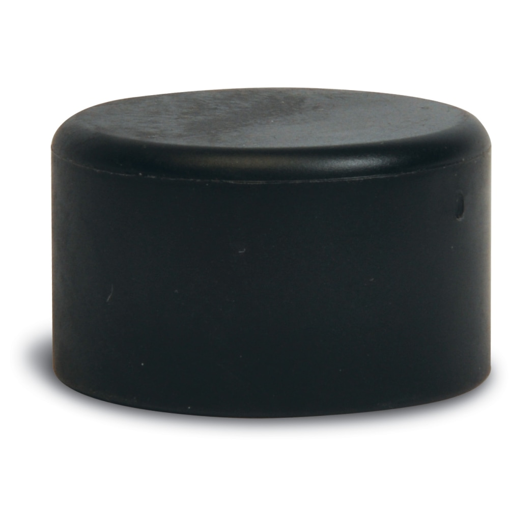 CSL Replacement end caps for CSL metal wall racks, 1in round, black MPN:P134-4-24