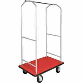 CSL Economy Bellman Cart Silver Metallic Red Carpet Black Bumper 6