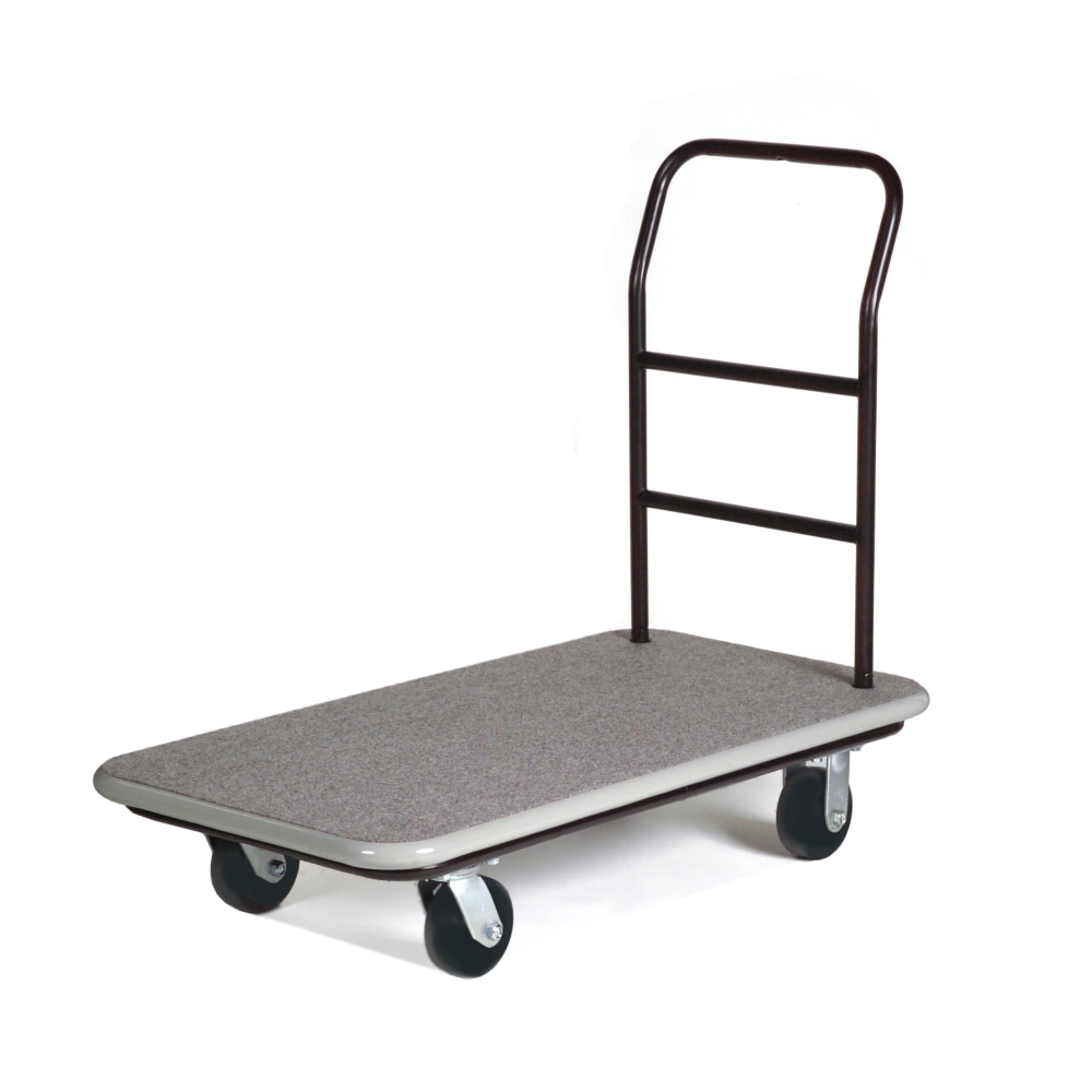 CSL Utility Luggage Cart, 37inH x 42inW x 22inD, Gray, 2100GY090GRY MPN:2100GY-090-GRY