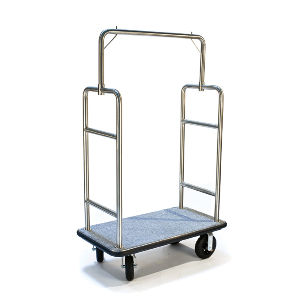 CSL Gold Coast Luggage Cart, 72inH x 44inW x 24inD, Gray MPN:2599BK-010-GRY