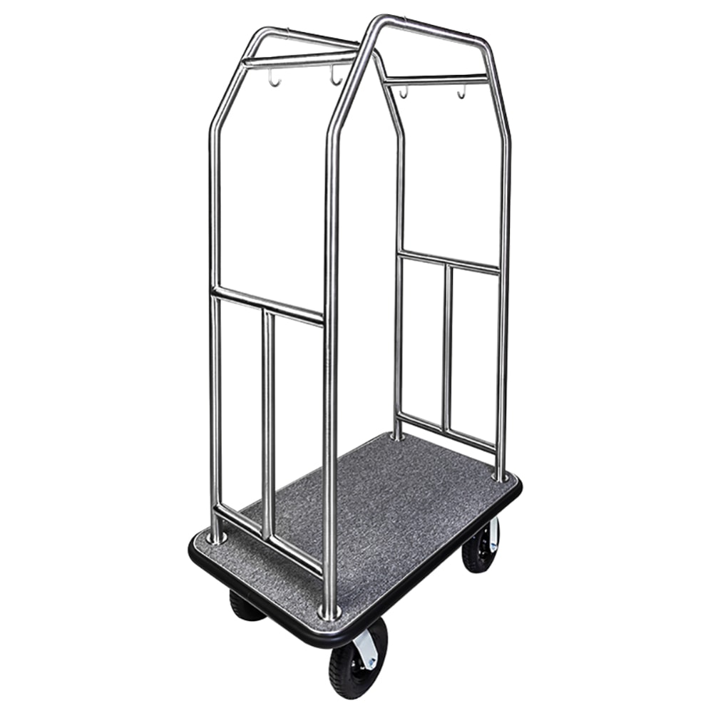 CSL Hyde Park Luggage Cart, 72inH x 44inW x 24inD, Gray MPN:2999BK-010-GRY