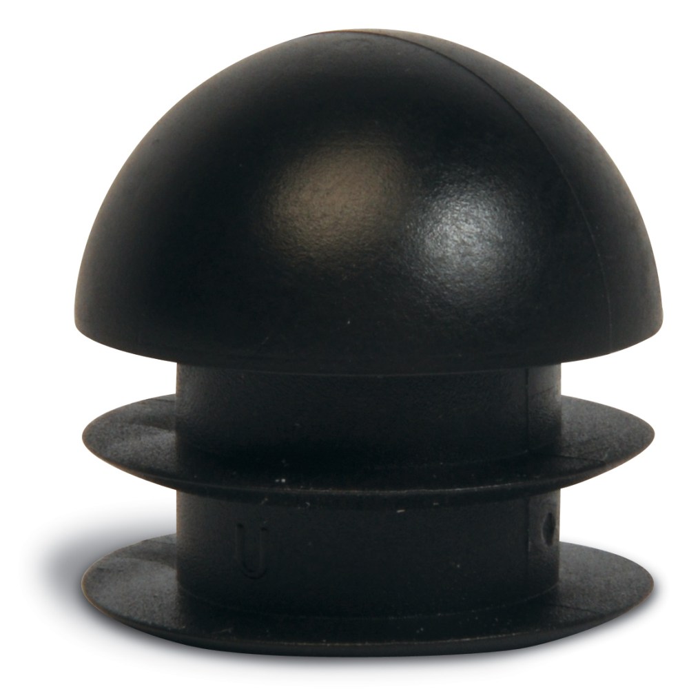 CSL Replacement foot plug for CSL metal tray stands, 1in round, black MPN:P135-4-24