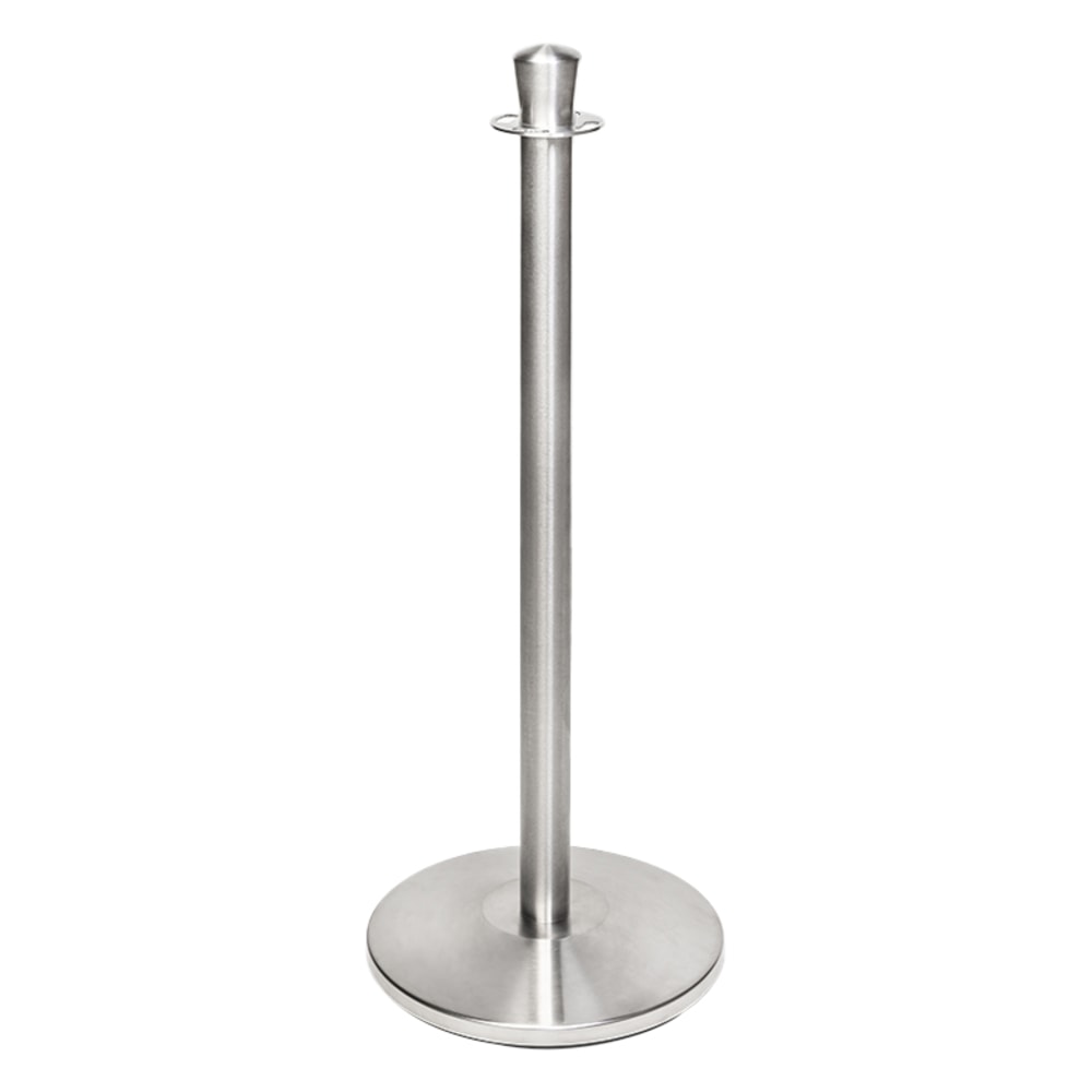 CSL Classic Steel Stanchions, 36inH x 12inW x 12inD, Brushed Stainless, Set Of 2 Stanchions MPN:5700SS