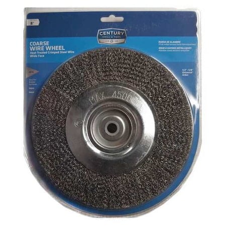BeNch Grind Crimped Wire Wheel, 8iNcoarse MPN:76868