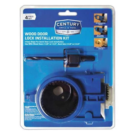 4 Piece Wood Door Lock Set MPN:05493