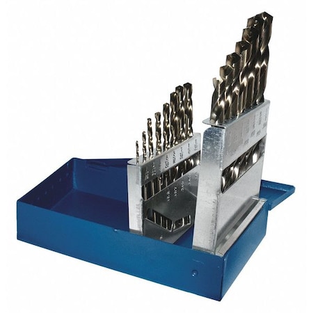 15 Piece Pro Grade Cobalt Drill Bit Set MPN:26115