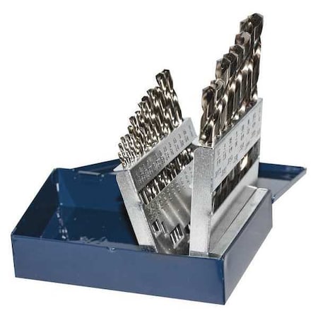 21 Piece Pro Grade Cobalt Drill Bit Set MPN:26121