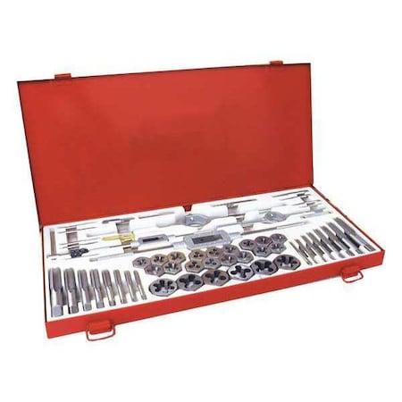Fractional Tap and Die, Nc/Nf, 58 Pc Set MPN:98958