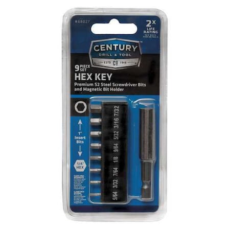 7 Piece SAE Hex Key Set, 68027 MPN:68027