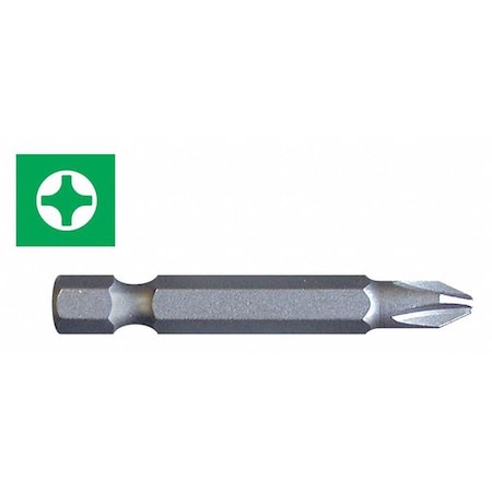 Phillips Power Screwdriving Bit, 3, 2in. MPN:68203