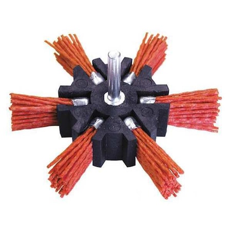 Flap Brush, Fine Nylon, 150 Grit, 4 in. MPN:77343