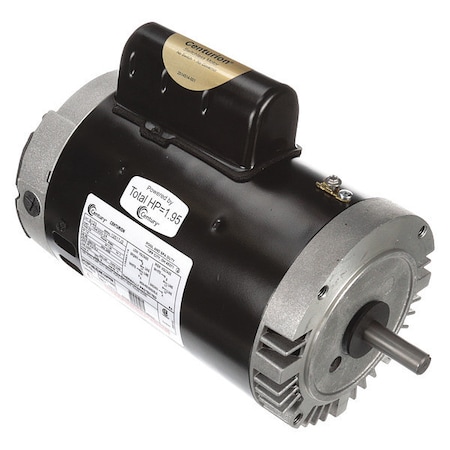 Pool Pump Motor, Permanent Split Capacitor, 1 1/2 HP, 56C Frame, 3, 450 Nameplate RPM MPN:B123