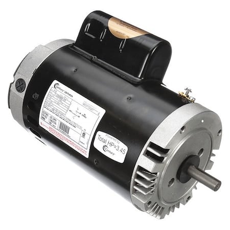 Pool Pump Motor, Permanent Split Capacitor, 3 HP, 56C Frame, 3, 450 Nameplate RPM MPN:B125