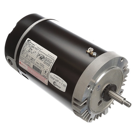 Pool Pump Motor, Permanent Split Capacitor, 1 1/2 HP, 56J Frame, 3, 450 Nameplate RPM MPN:B229SE