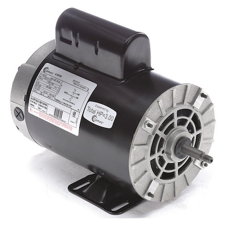 Pool Pump Motor, Permanent Split Capacitor, 4 HP, 56Y Frame, 3, 450 Nameplate RPM MPN:B237