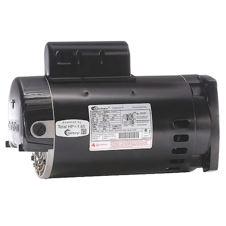 Pool Pump Motor, Permanent Split Capacitor, 1 HP, 56Y Frame, 3, 450 Nameplate RPM MPN:B2841V1