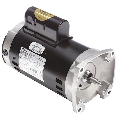 Pool and Spa Pump Motor, Permanent Split Capacitor, 2 HP, 56Y Frame, 3, 450 Nameplate RPM MPN:B2855