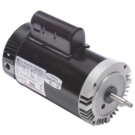 Pool Pump Motor, Permanent Split Capacitor, 1/4, 2 HP, 56J Frame, 3, 450/1, 725 Nameplate RPM MPN:B2979