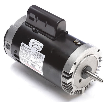 Pool Pump Motor, Permanent Split Capacitor, 2 HP, 56J Frame, 3, 450 Nameplate RPM MPN:B836