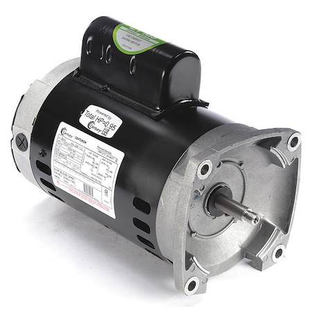 Pool Pump Motor, Permanent Split Capacitor, 1/2 HP, 56Y Frame, 3, 450 Nameplate RPM MPN:B845