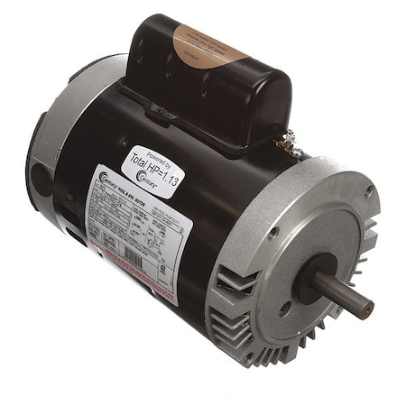 Pool Pump Motor, Permanent Split Capacitor, 1/10, 3/4 HP, 56C Frame, 3, 450/1, 725 Nameplate RPM MPN:B972