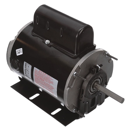 Farm Duty Motor, Permanent Split Capacitor, 1/2 HP, 115/230V AC, 825 Nameplate RPM, F48Z Frame MPN:C039A
