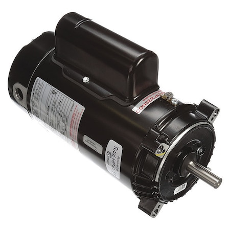 Pool Pump Motor, Capacitor-Start/Run, 3/4 HP, 56C Frame, 3, 450 Nameplate RPM MPN:CK1072