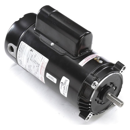 Pool Pump Motor, Capacitor-Start/Run, 1 HP, 56C Frame, 3, 450 Nameplate RPM MPN:CK1102