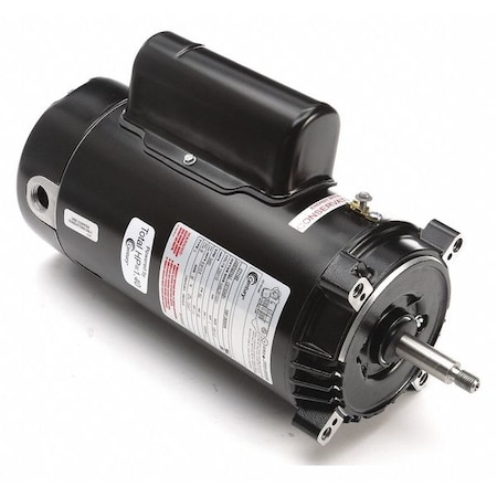 Pool Pump Motor, Capacitor-Start/Run, 1 HP, 56J Frame, 3, 450 Nameplate RPM MPN:CT1102