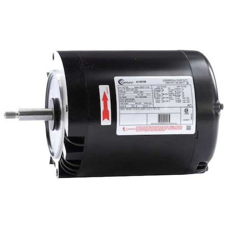 3-Phase General Purpose Pump Motor, 1/2 HP, 56J Frame, 208-230/460V AC Voltage MPN:H155