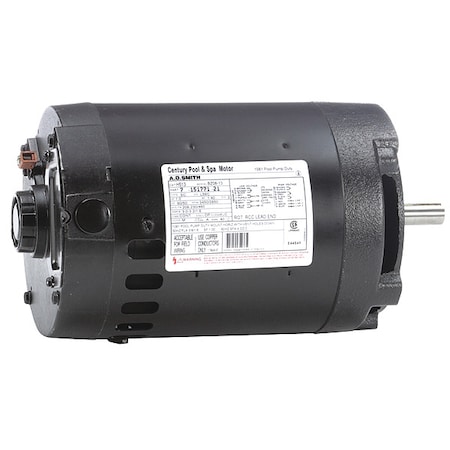 Pool Pump Motor, 3-Phase, 1 HP, 56C Frame, 3, 450 Nameplate RPM MPN:H513