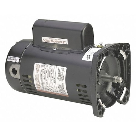 Pool Pump Motor, Capacitor-Start/Run, 3/4 HP, 48Y Frame, 3, 450 Nameplate RPM MPN:QC1072