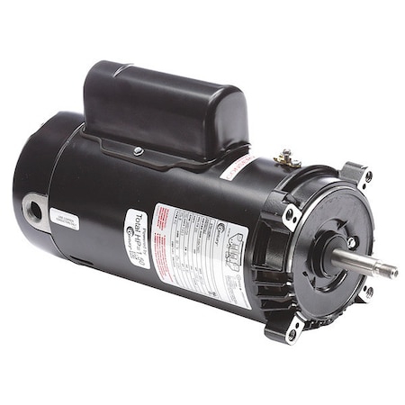 Pool Pump Motor, Capacitor-Start/Run, 1, 1/10 HP, 56J Frame, 3, 450/1, 725 Nameplate RPM MPN:STS1102RV1