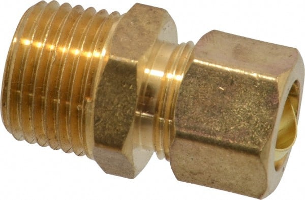 Compression Tube Connector: 1/2 in Thread, Compression x MNPT MPN:68A-8D Compression Tube Connector: 1/2 in Thread, Compression x MNPT MPN:68A-8D