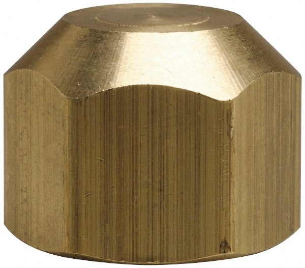 Brass Flared Tube Cap: 3/4 in Tube OD, 45 ° MPN:N5-12 Brass Flared Tube Cap: 3/4 in Tube OD, 45 ° MPN:N5-12