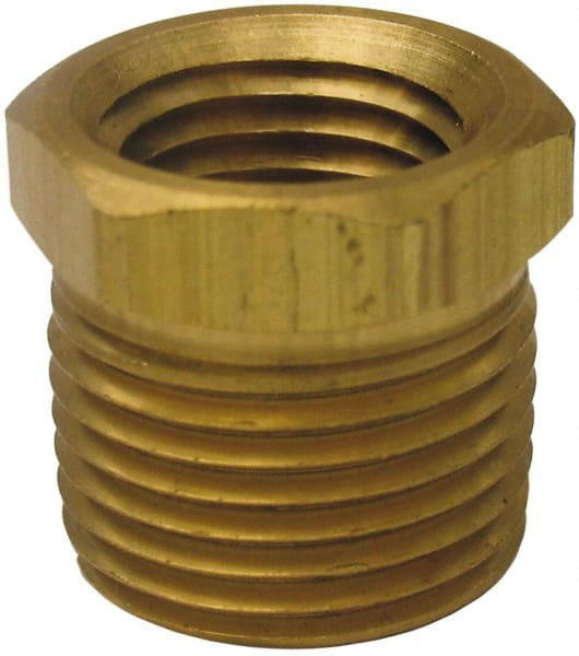 Industrial Pipe Bushing: 1/8 in Female Thread, 3/8 in Male Thread, MNPTF x FNPTF MPN:110A-CA Industrial Pipe Bushing: 1/8 in Female Thread, 3/8 in Male Thread, MNPTF x FNPTF MPN:110A-CA
