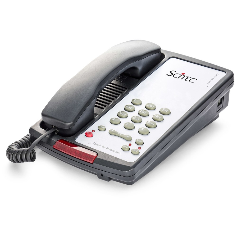 Scitec Aegis-08 Series Corded Phone, Black, 80012 MPN:80012