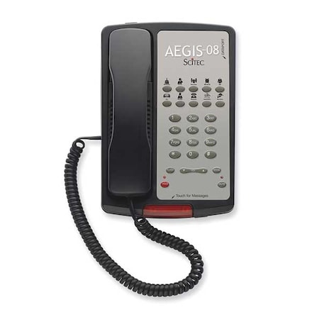 Hospitality Feature Phone, Black MPN:Aegis-10-08 (BK)