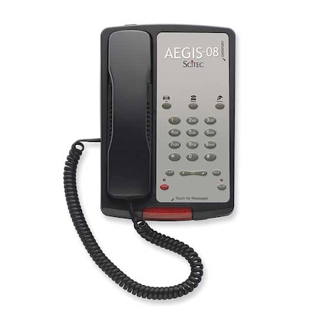 Hospitality Feature Phone, Black MPN:Aegis-3-08 (BK)