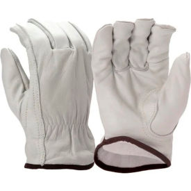 Pyramex® GL2006K Insulated Value Cowhide Drivers Gloves Keystone Thumb XL White GL2006KXL - Pkg Qty 12